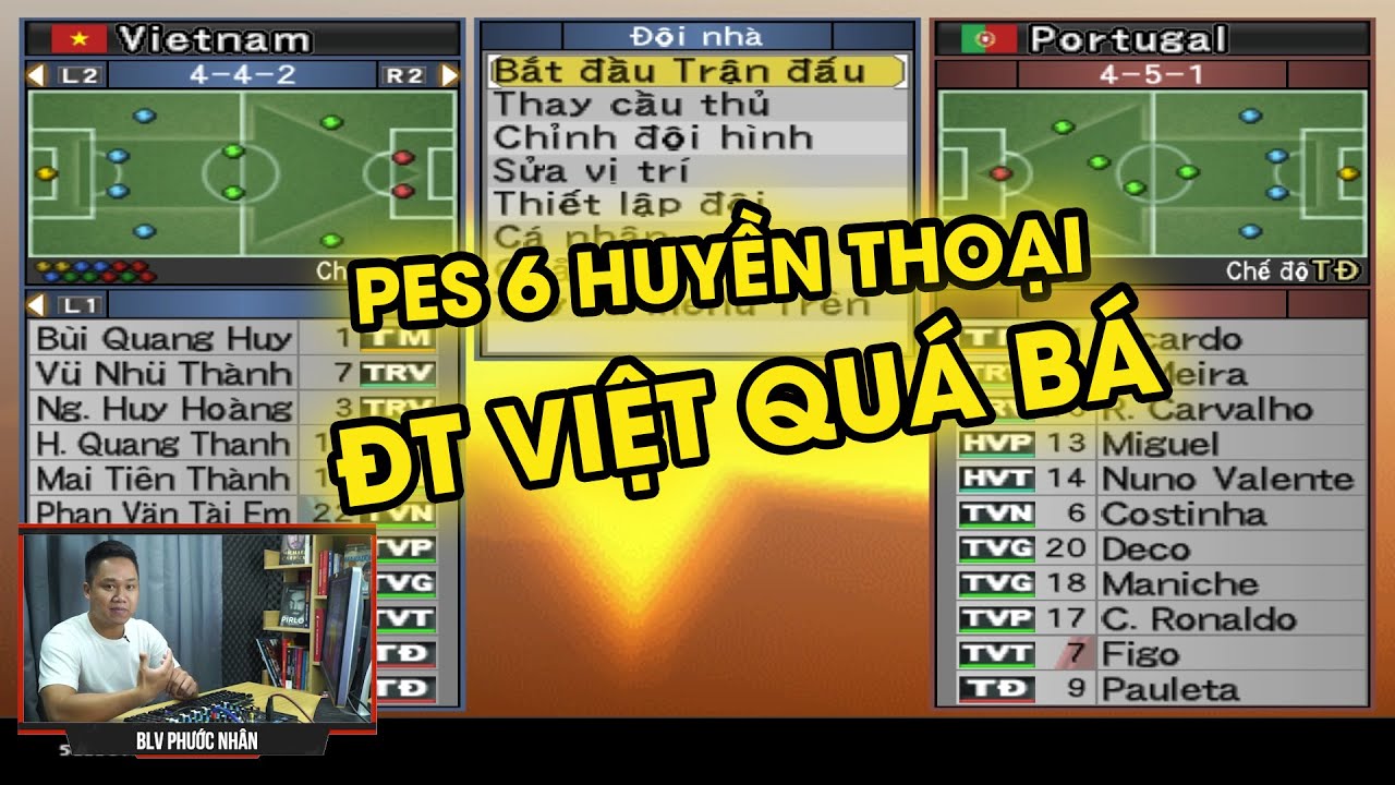 Cảm Vlog | Hoài niệm và cổ vũ Thế hệ Vàng Việt Nam qua tựa game PES 6 huyền thoại