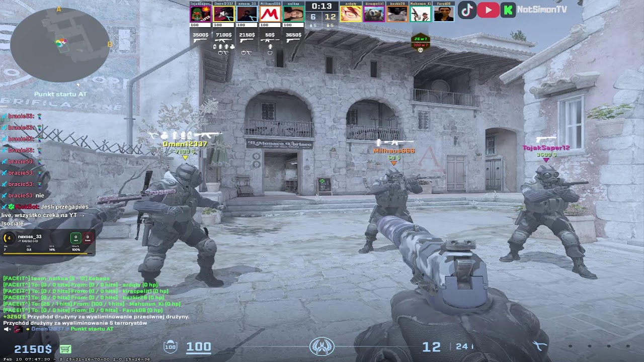 Faceit road to 10 level DZIEŃ 1 | Gram z widzami