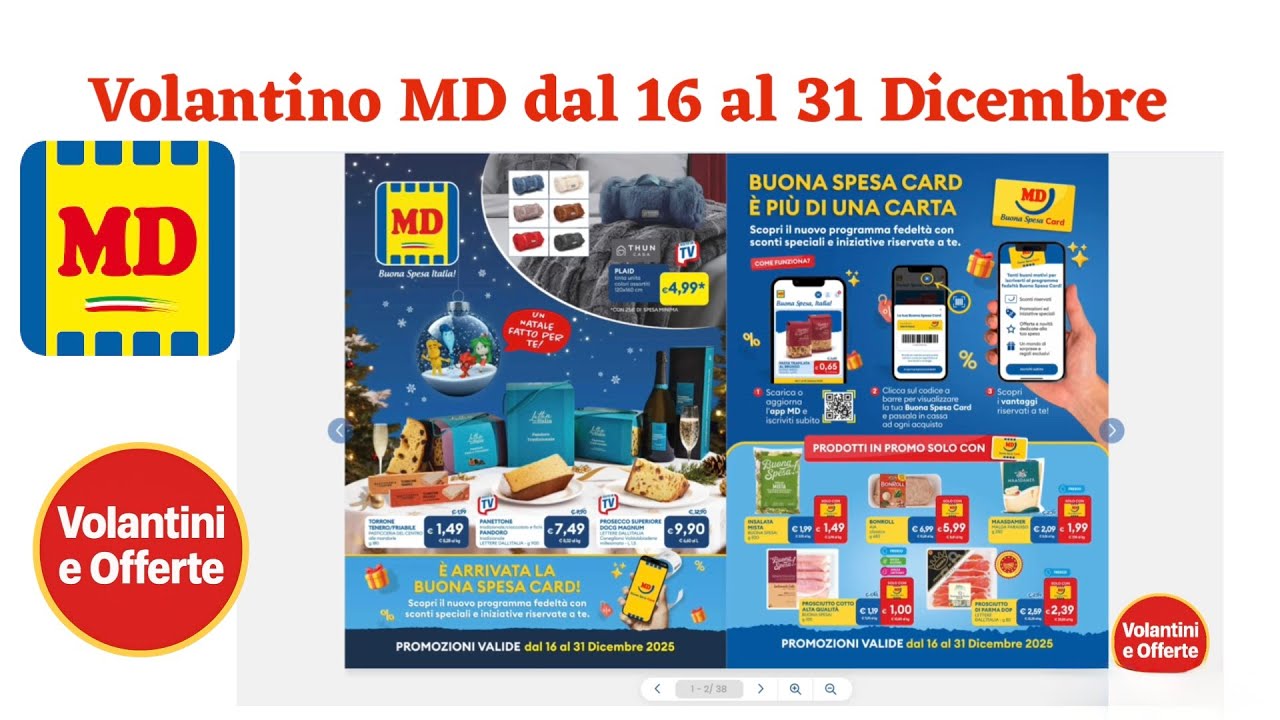 VOLANTINO MD DICEMBRE 💥 OFFERTE DI NATALE e FINE ANNO | DA NON PERDERE