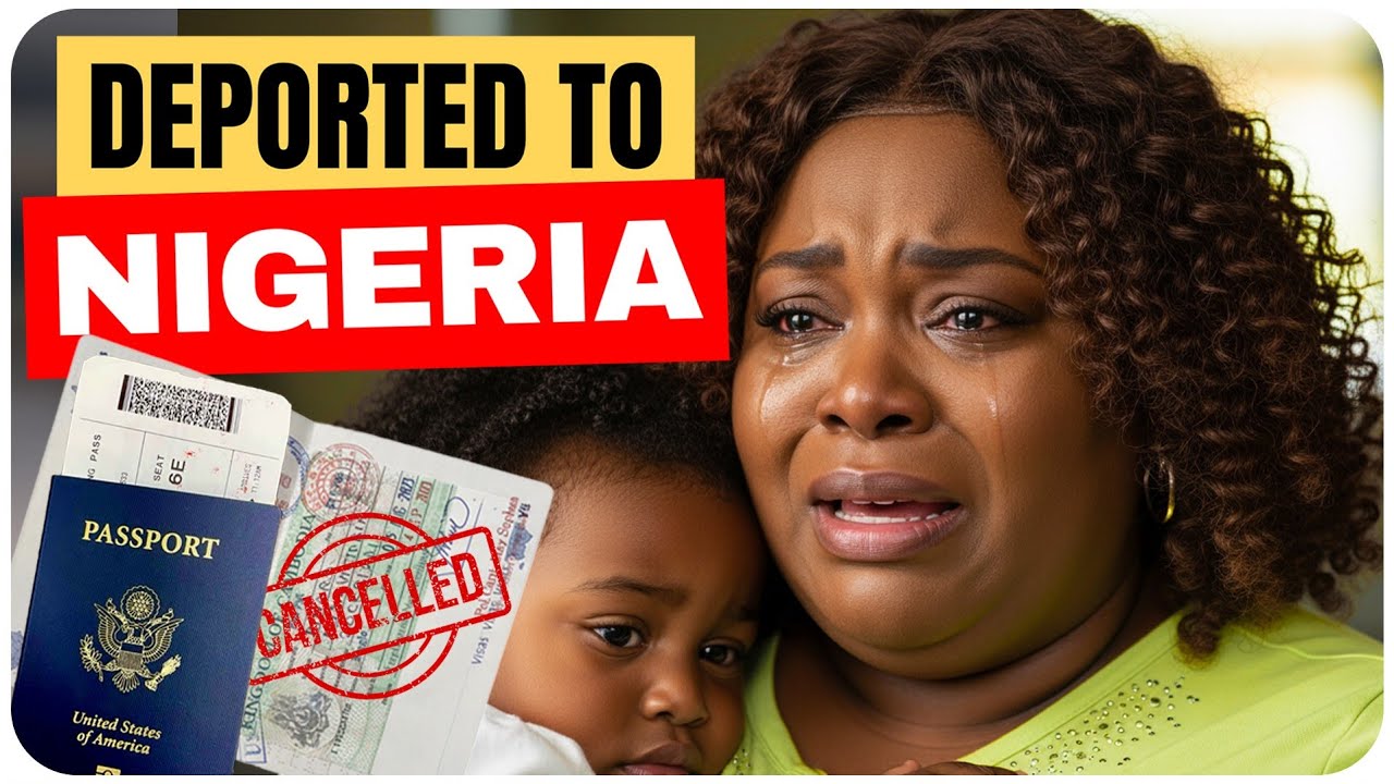 Nigerian LADY & Her US Born Child DEPORTED From US! 