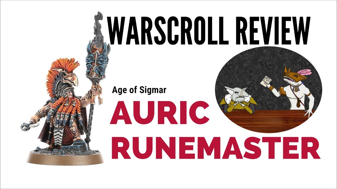 Age of Sigmar Auric Runemaster Warscroll Review