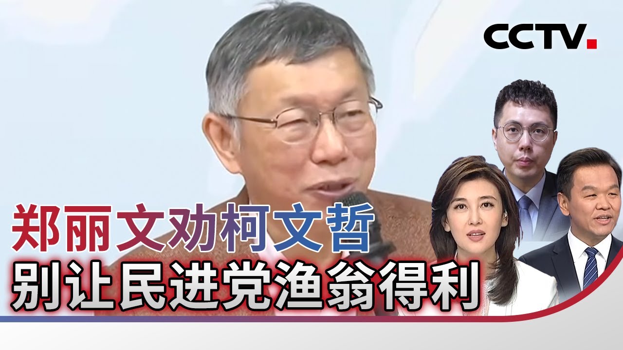 郑丽文劝柯文哲 别让民进党渔翁得利 20260206 | CCTV中文《海峡两岸》