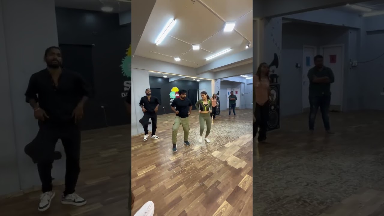 Dhee20 judges Regina Cassandra and Vijay binni master practice at Srinu DanceStudio... 🔥