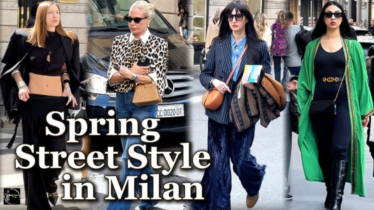 Spring Street Style in Milan 2025 | Captivating Elegance & Chic Fashion Style Milanese Trend 🇮🇹