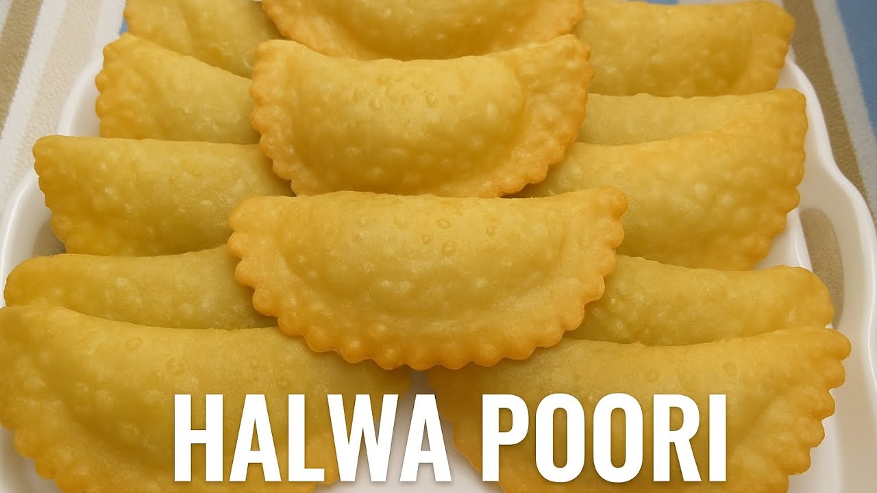 Bangalore Special Halwe Ki Puri Recipe | Crispy & Tasty Halwa Poori Banane Ka Asaan Tarika #zaiqa