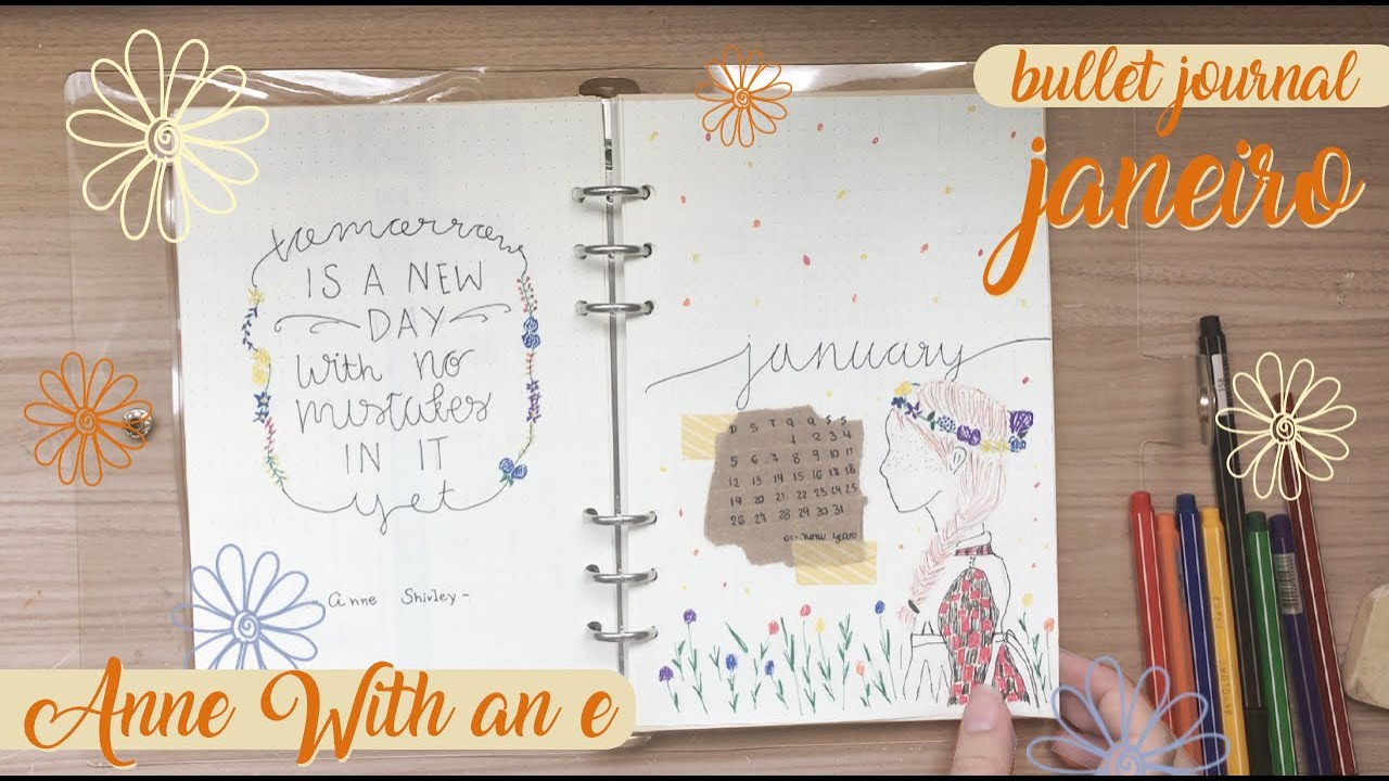 COMO FIZ MEU BUJO DE JANEIRO | January 2020 Bullet Journal Setup