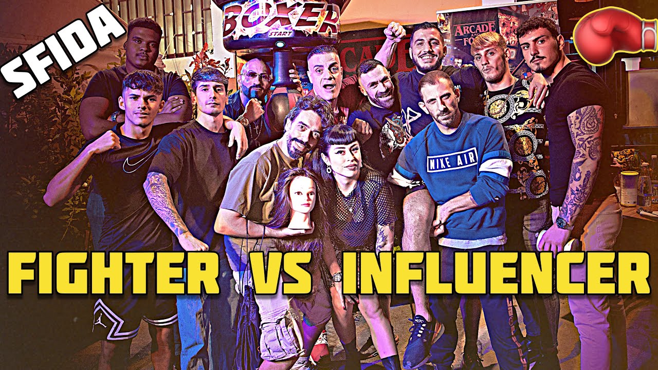 Punchingball Criminale Sfida Fighter VS Influencer