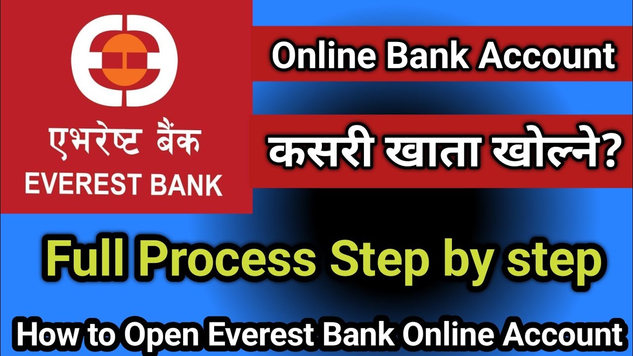 Everest Bank Account kasari kholne 2084?/Online Everest Bank Account kasari varne?#everest#bank