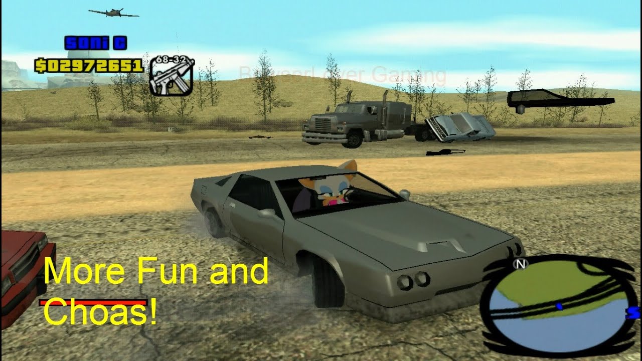 GTA San Andreas (Sonic Mod) [Rouge The Bat] PC Gameplay Part 7