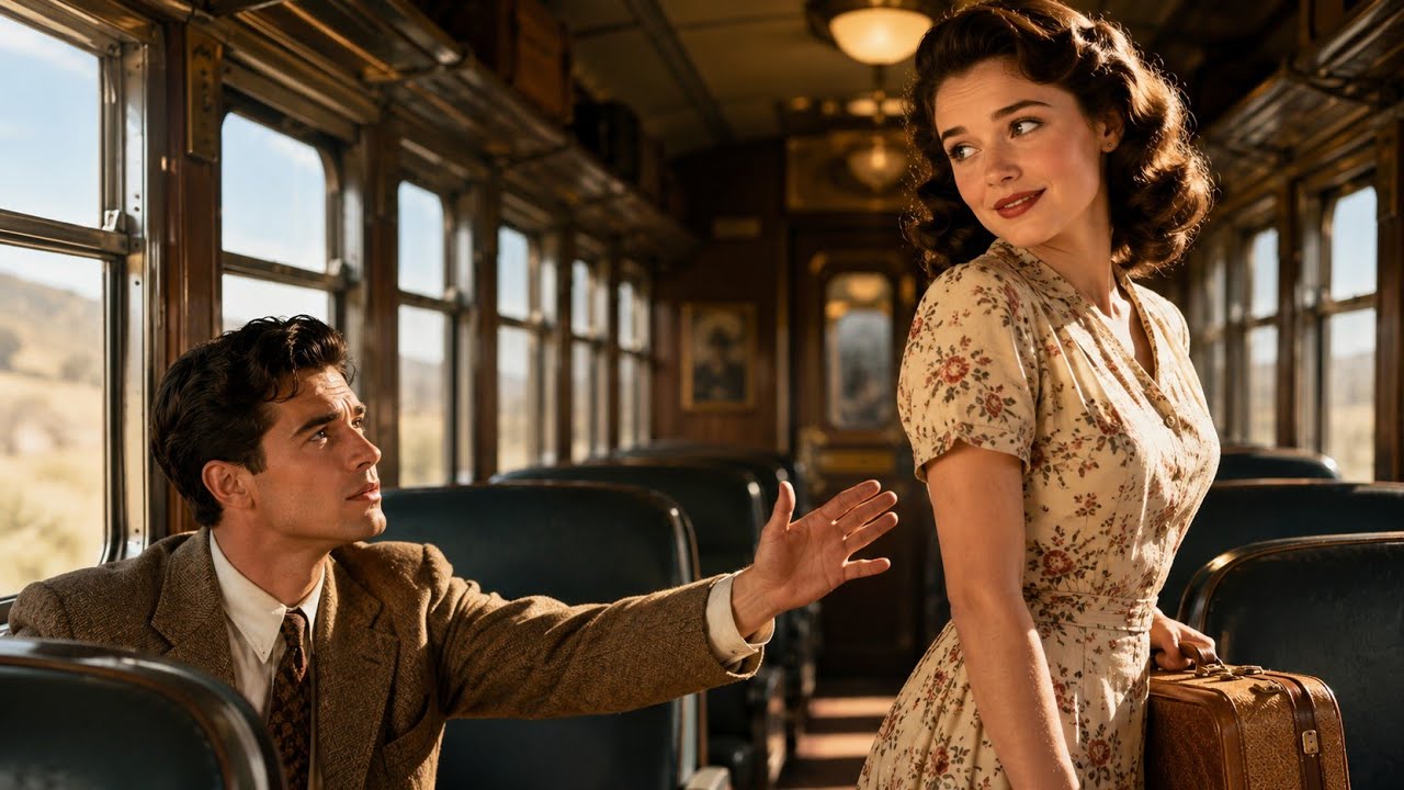She Was Just a Stranger on the Train&hellip; Until She Stole My Heart ❤️ | 1950s Love Story