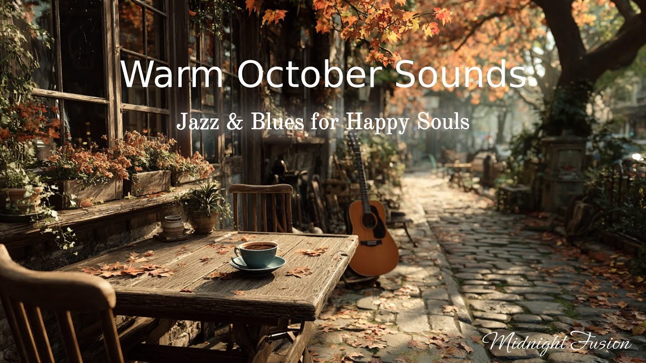 🍁 Warm October Jazz & Blues | Soulful Mix for Cozy Fall Nights