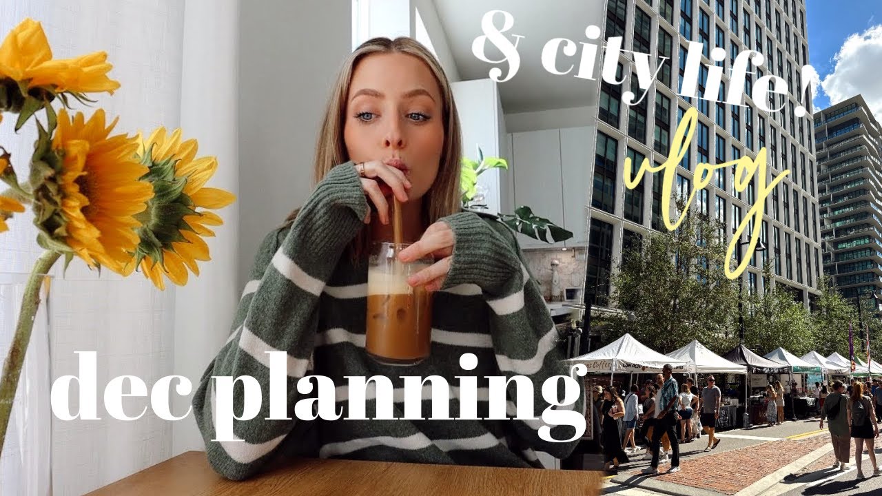 VLOGMAS prep & planning(!!), vulnerable pregnancy chat, & city nights!!