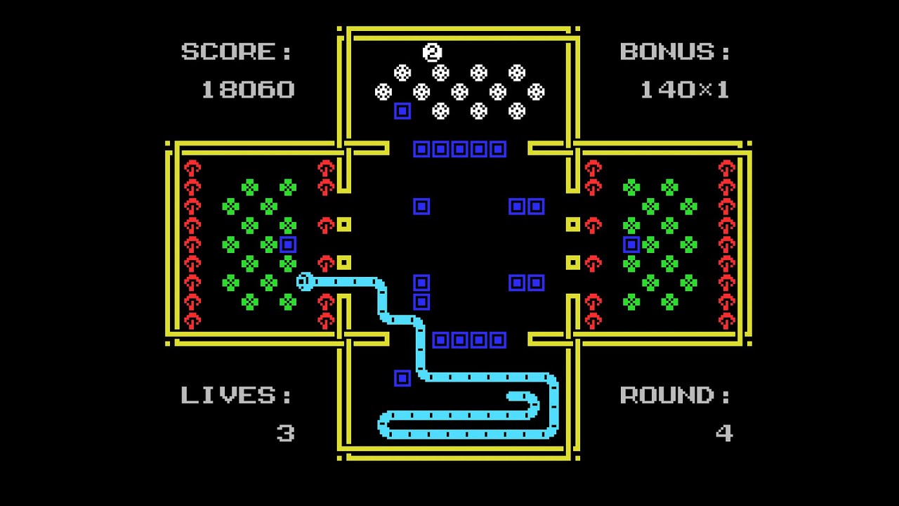 MSX Game: Snake it. Eat it (1986 Aackosoft)