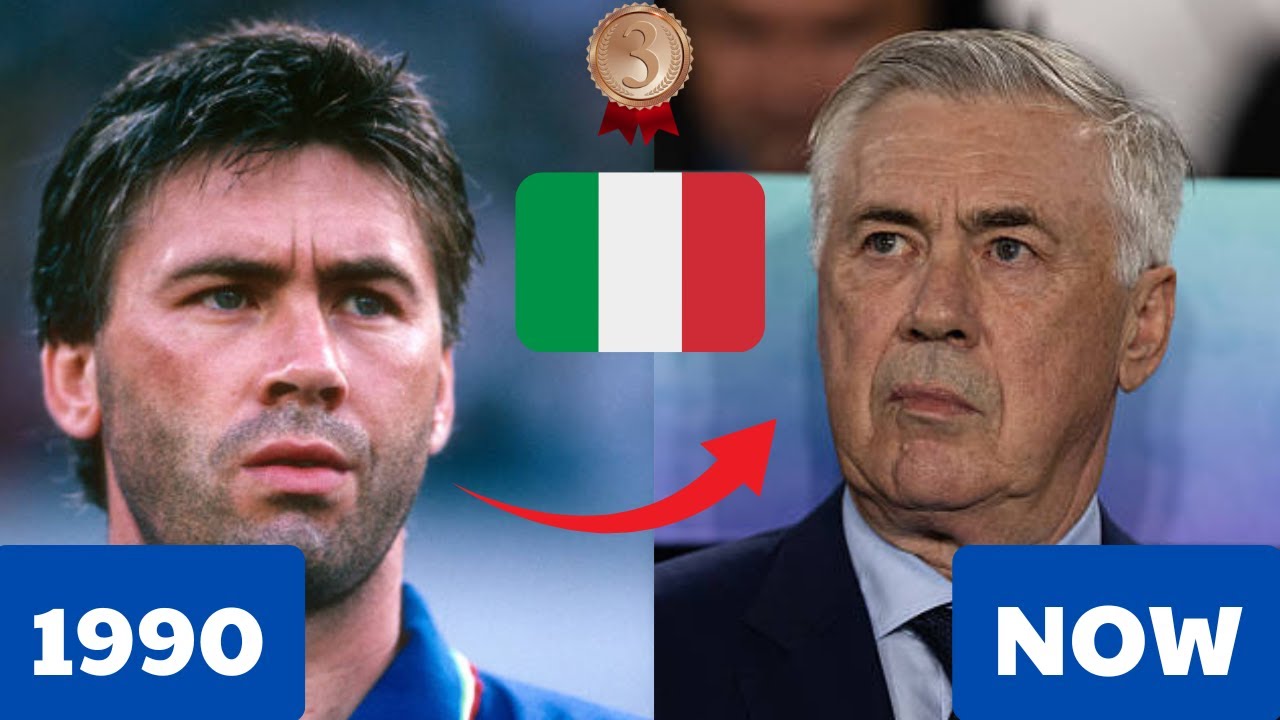 🇮🇹 Italy World Cup 1990 Squad - Then and Now |  The Italia '90 Heroes