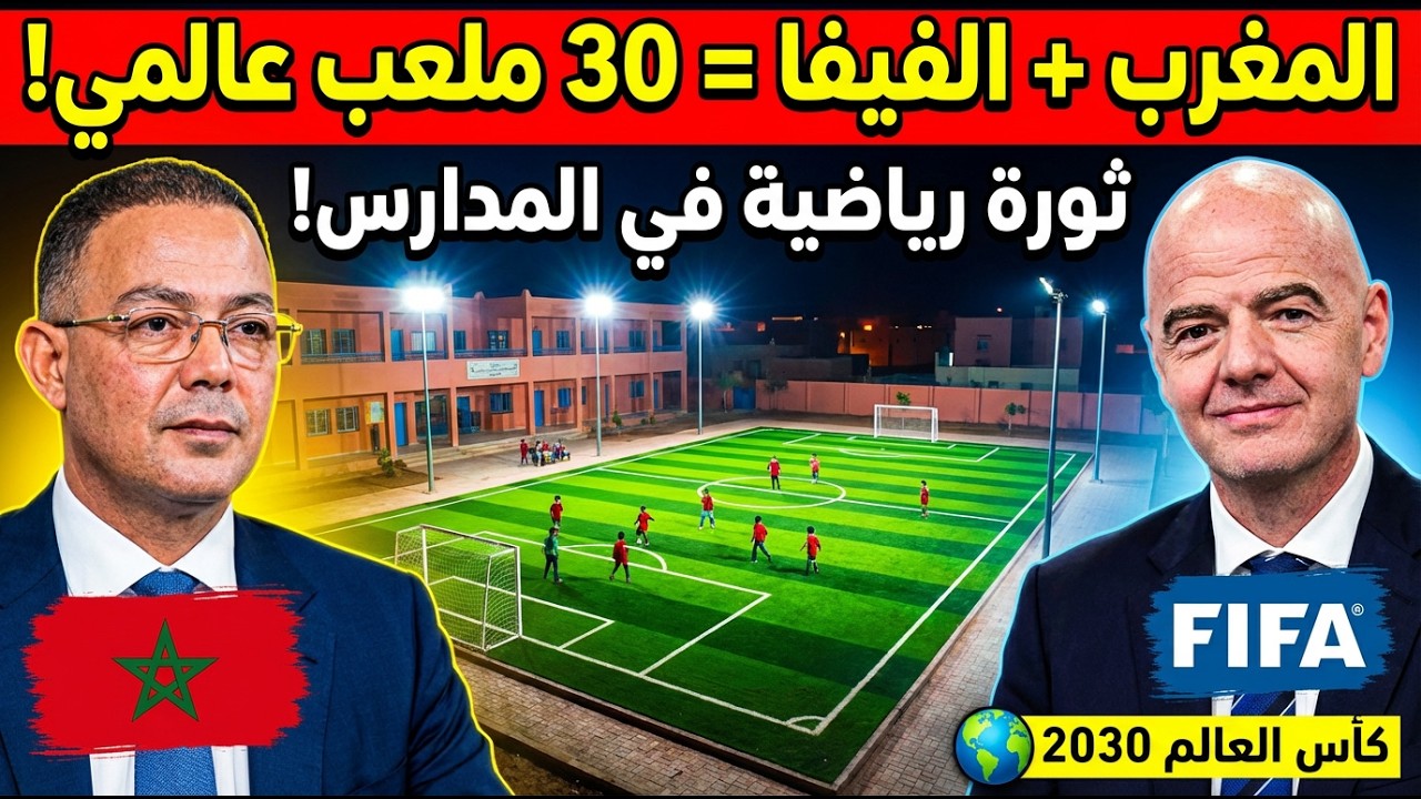كيف ستغيّر الملاعب المدرسية في المغرب مستقبل الأطفال والشباب؟ اكتشف ثورة الفيفا في التعليم الرياضي!