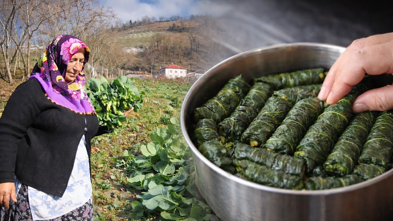 🥬🍲Bahçeden Topladık, Köyde Sarma Sardık! Sonuç Efsane