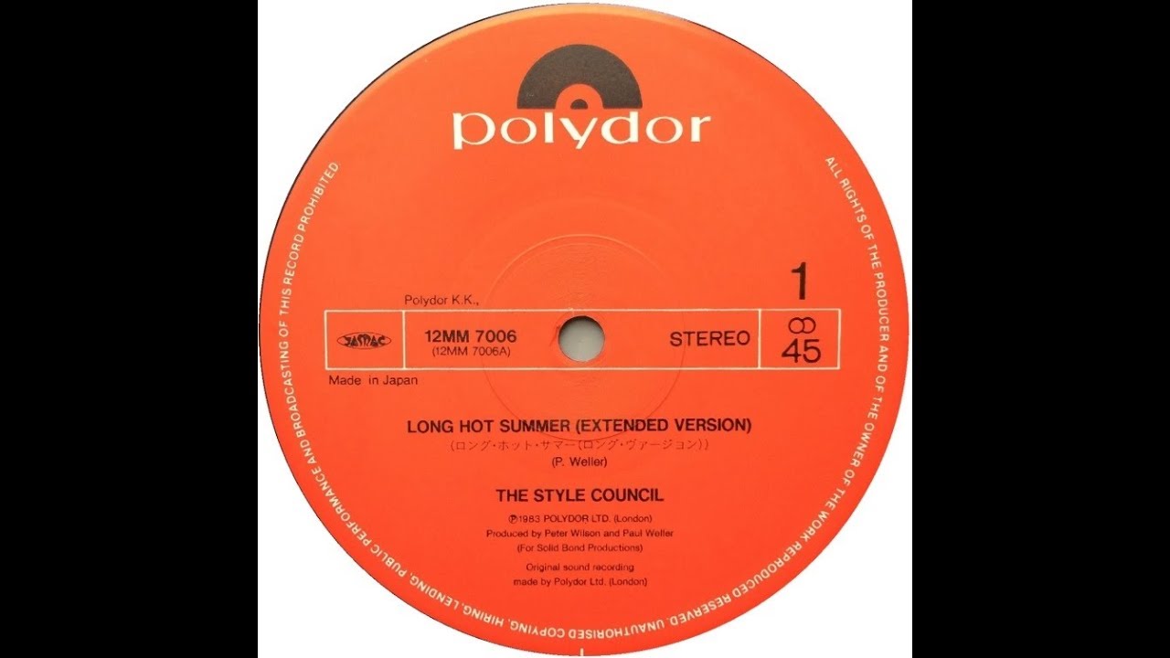 Long Hot Summer (Long Extended Version) - The Style Council (1983)