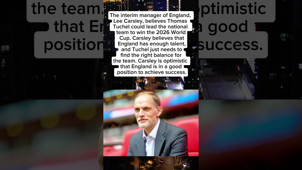 Lee Carsley: England Can Win the World Cup with Tuchel #football #premierleague #cr7 #mls