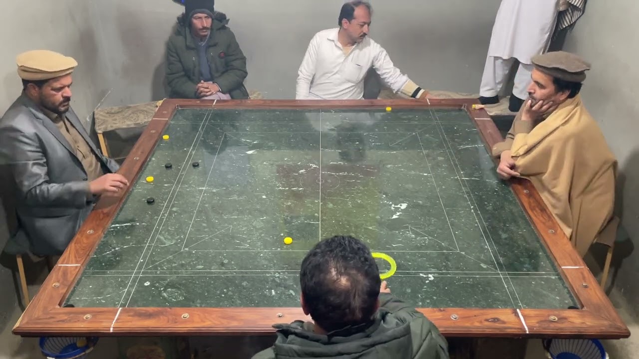 All ￼ double Carrom challenge match  🔥 Qaim khan VS gulab jan 🇵🇰full watching My vidos ￼￼