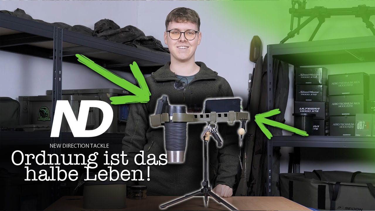 Durchdachter Bivvy Table! ND Tackle Bankstick & Bedchair Organizer im Unboxing