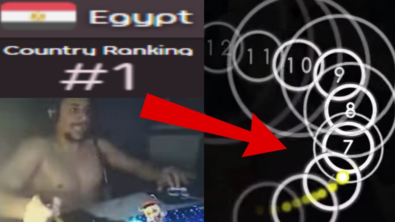 Coaching rank 1 Egypt in osu! (gone wrong)
