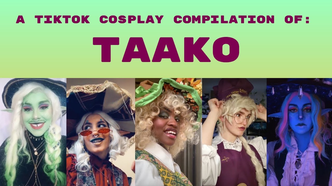 Taako (y'know from tv?) TAZ Tiktok Cosplay Compilation