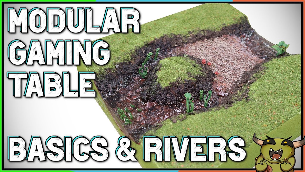 YOUR OWN EPIC modular gaming table Ep #1 (grassland and rivers) - Basics and Step by Step Tutorial