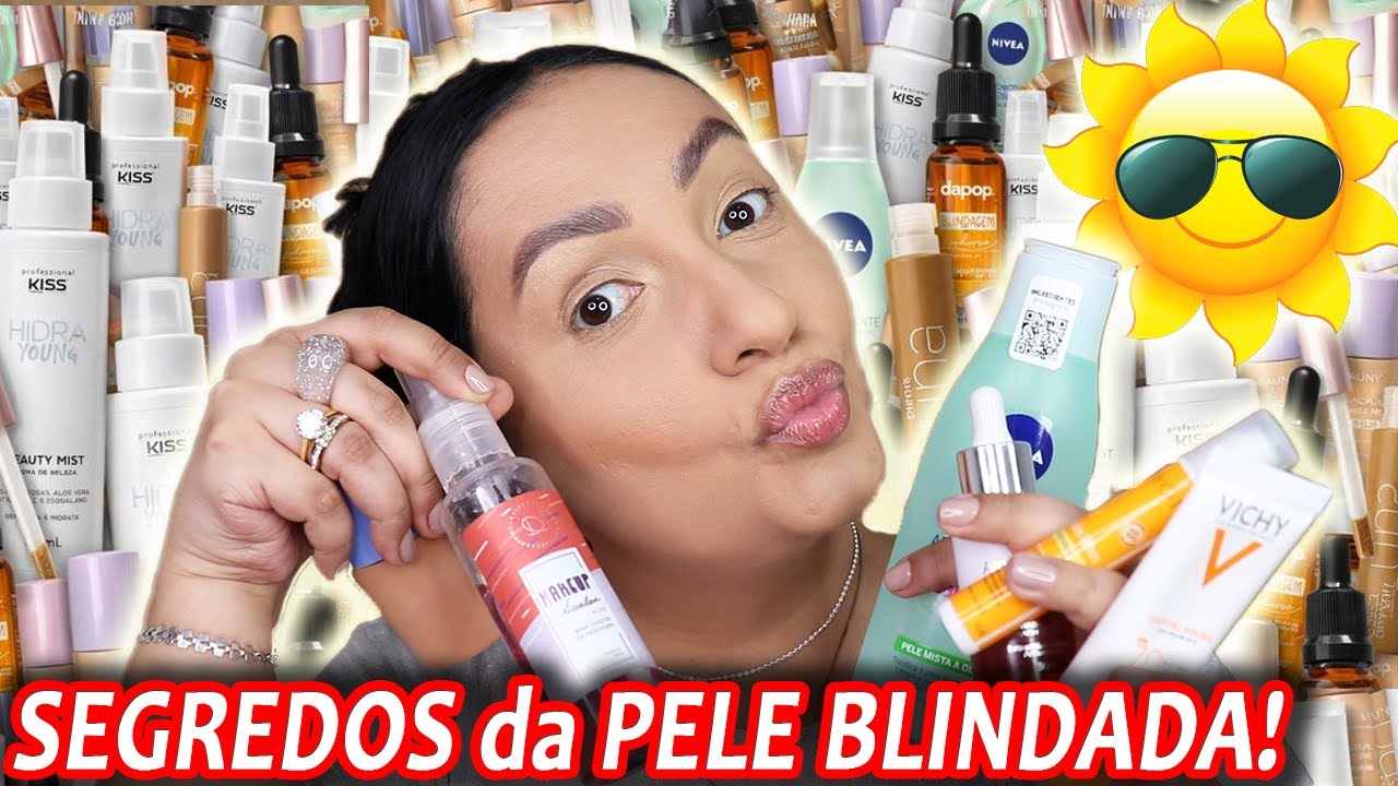MAQUIAGEM PARA O VERÃO com Produtos NACIONAIS! | MAKE Blindada pra DURAR O DIA TODO!