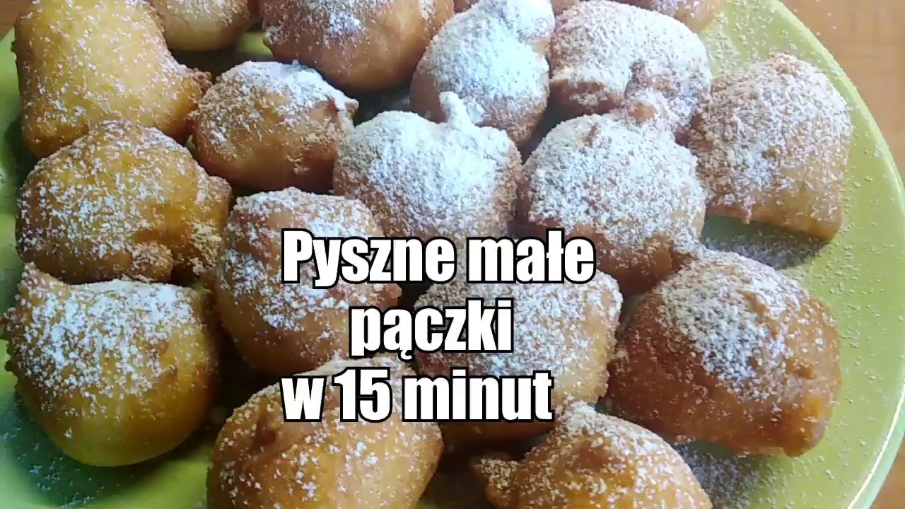 Pyszne pączki w 15 minut. Bez drożdży na jogurcie naturalnym. Polecam bardzo pyszne.Small donuts