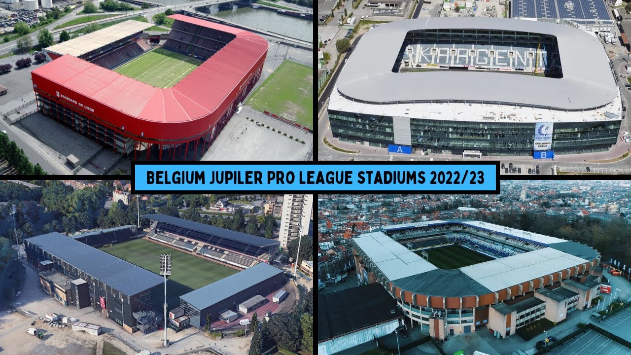 Belgium Jupiler Pro League stadiums 2022/23