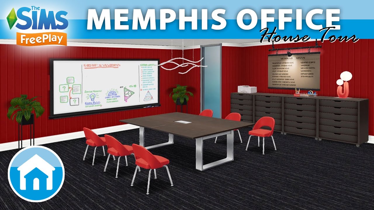 Sims Freeplay | Memphis Office | House Tour