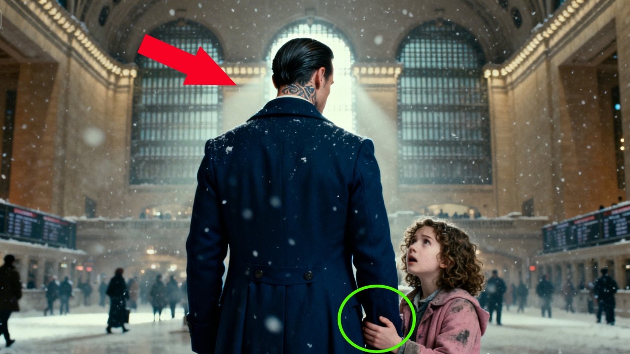 Cold Mafia Boss Turns Back for a Little Girl at the Station