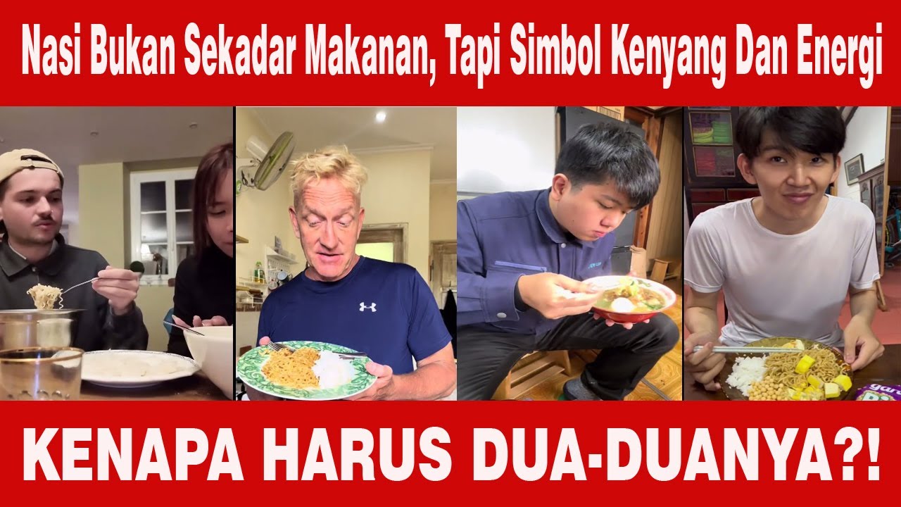 Para Bule makan Double Karbohidrat Selama di Indo!