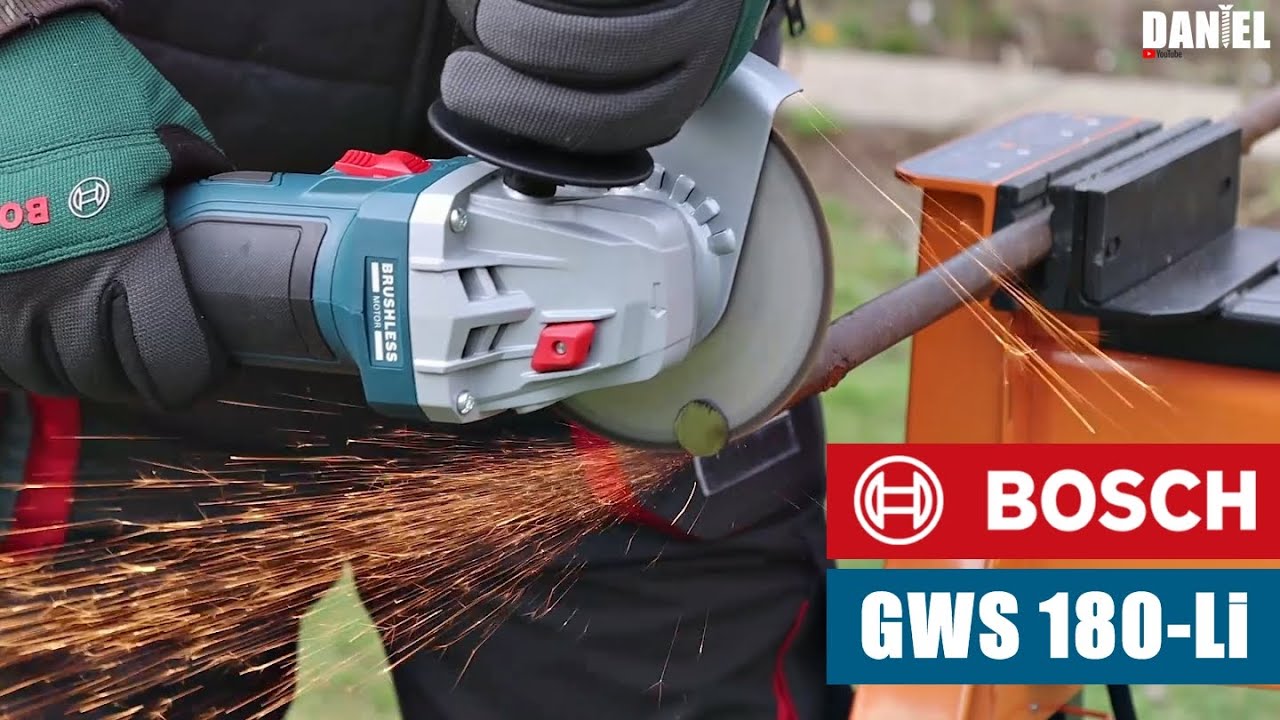 Cel mai rentabil flex? Bosch GWS 180-LI Polizor unghiular brushless cu acumulator 18V