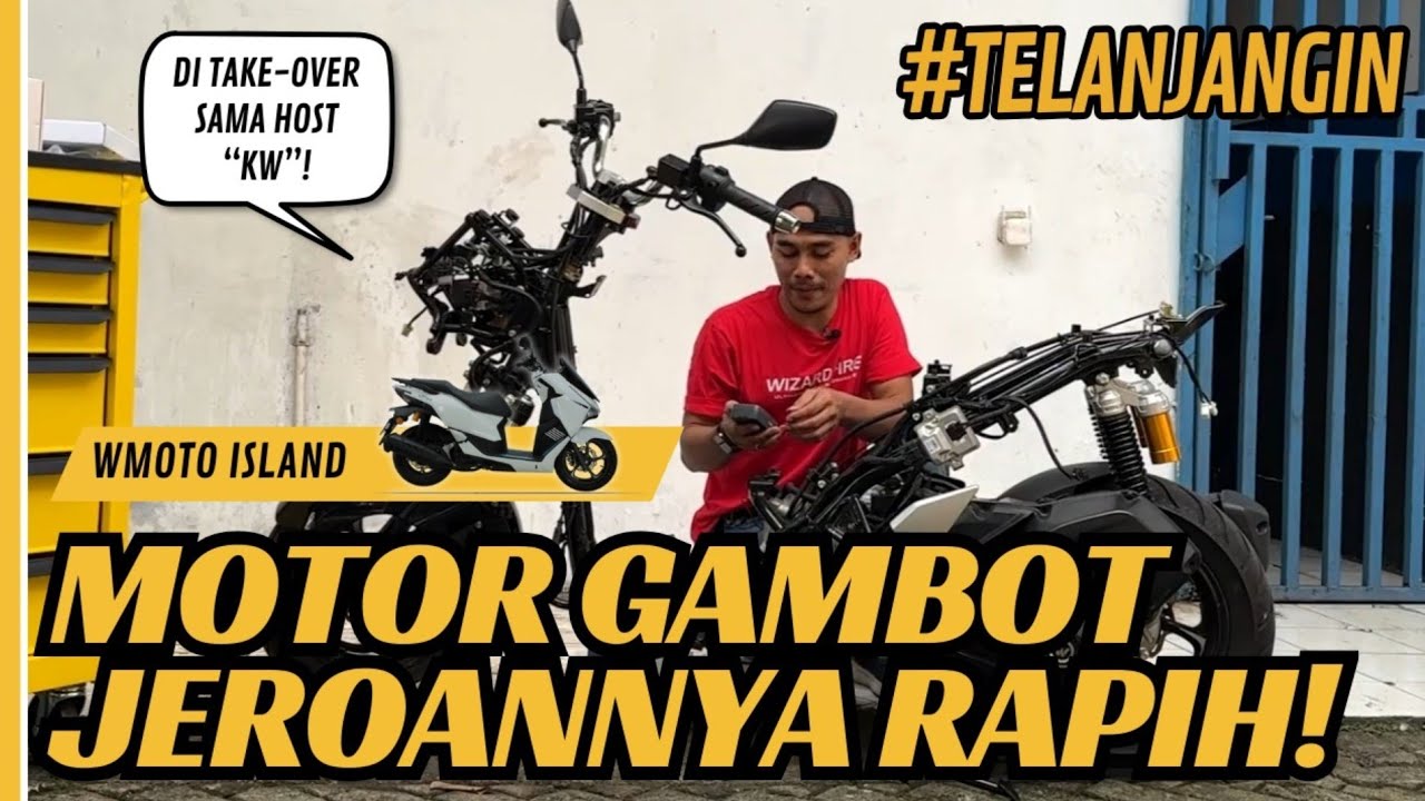 Bongkar Motor WMOTO LETBE ISLAND  #reviewmotor #telanjanginmotor #mforceindonesia #wmotoletbe 