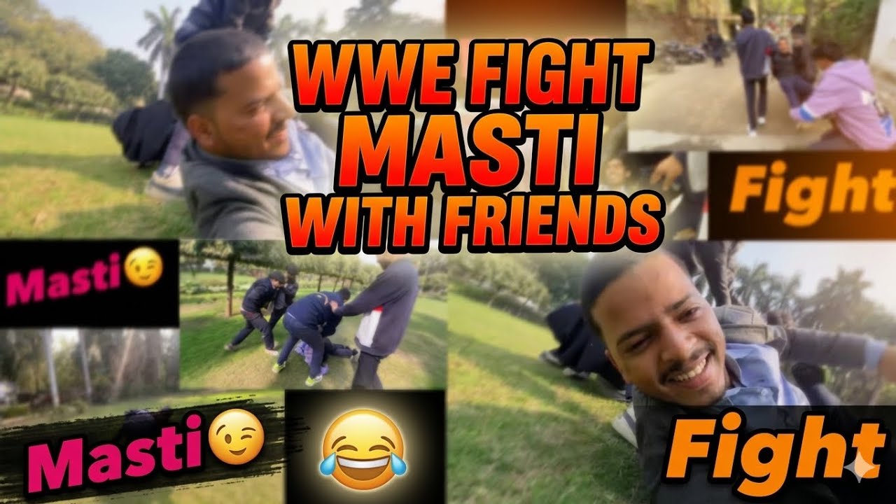राक्षसों मैं हुआ महायुद्ध 😂 | WWE Fight Vlog #gaganvlogs08 | 