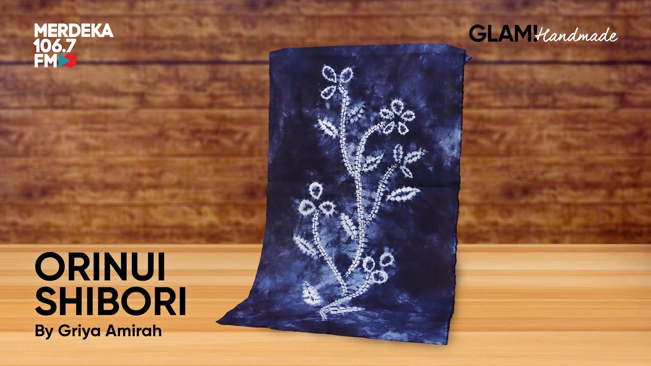 EASY! TUTORIAL JAPANESE DYEING CRAFT ORI NUI SHIBORI | CARA MEMBUAT KAIN MOTIF BATIK TEKNIK JEPANG