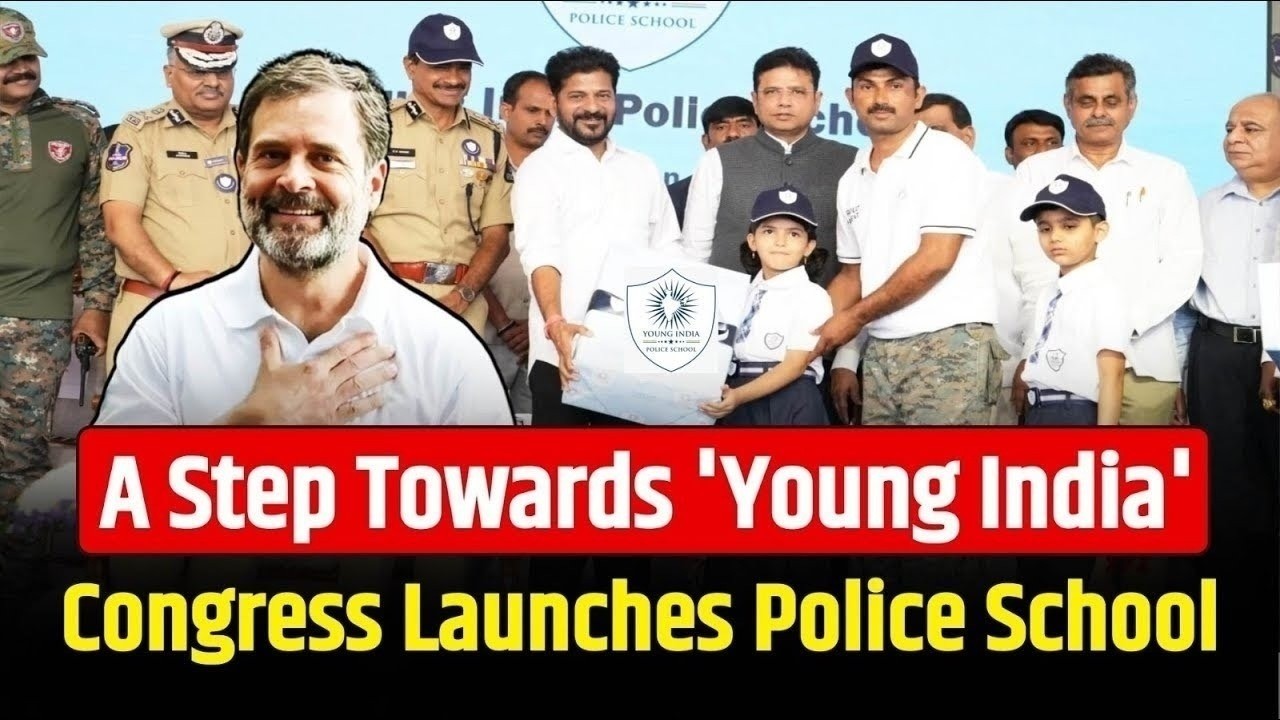 A Step Towards 'Young India' | Congress Launches Police School | Telangana