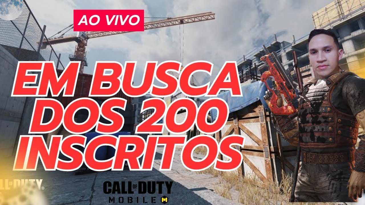 🔴 LIVE EM BUSCA DOS 200 INSCRITOS I CALL OF DUTY MOBILE 🔴💀