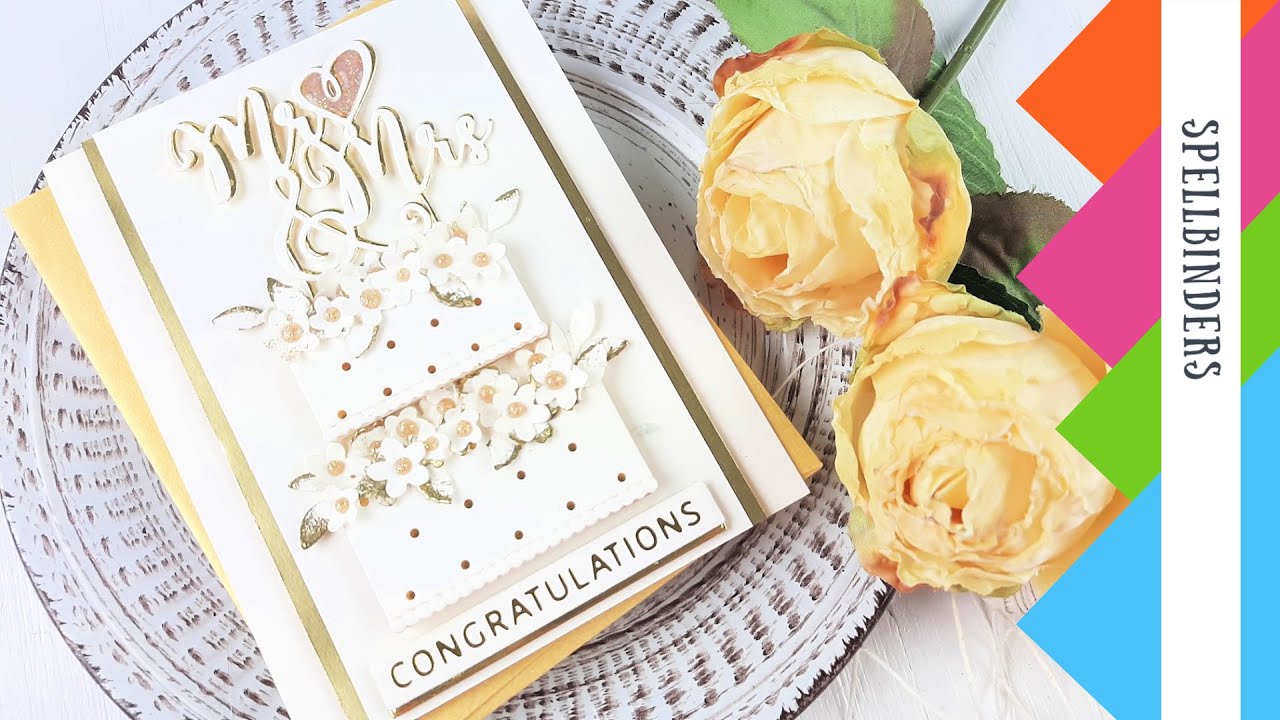 Spellbinders | Wedding Season Collection by Nichol Spohr | DIY Card by Tina Smith