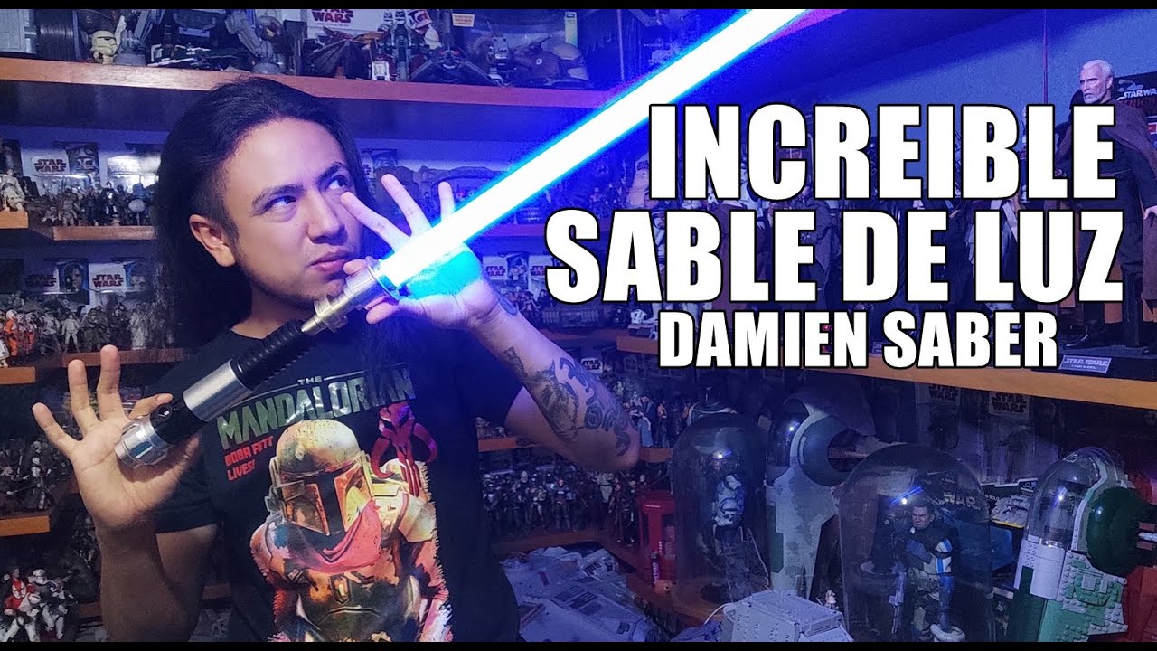 ¿El MEJOR sable de Luz De Combate? - Damien Saber , Una marca de sables de luz - STAR WARS