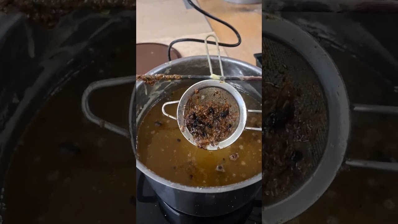 Wachs schmelzen, Bienwachs schmelzen