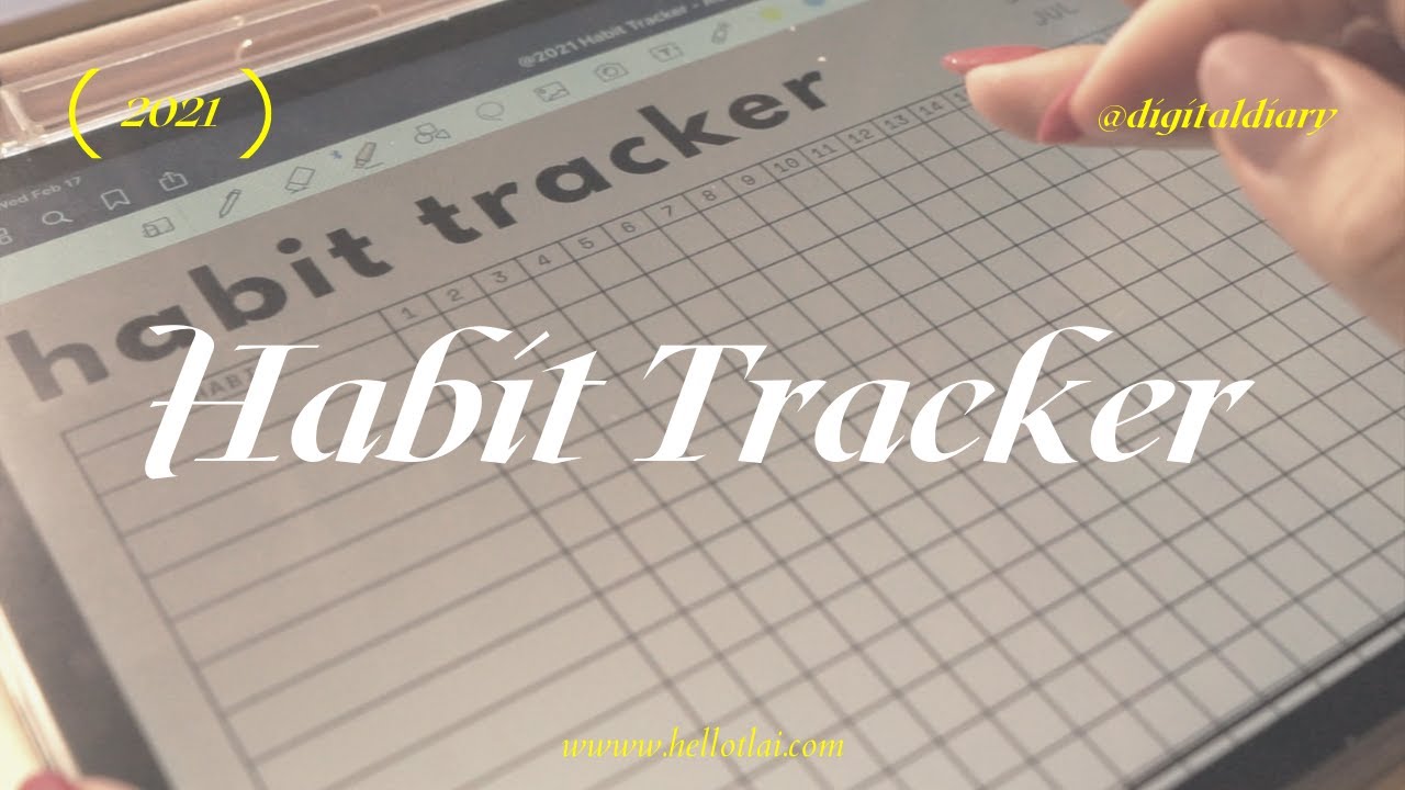 🖥 Habit Tracker Template | Free PDF Download 27 ☼ GoodNotes 5 & IPad