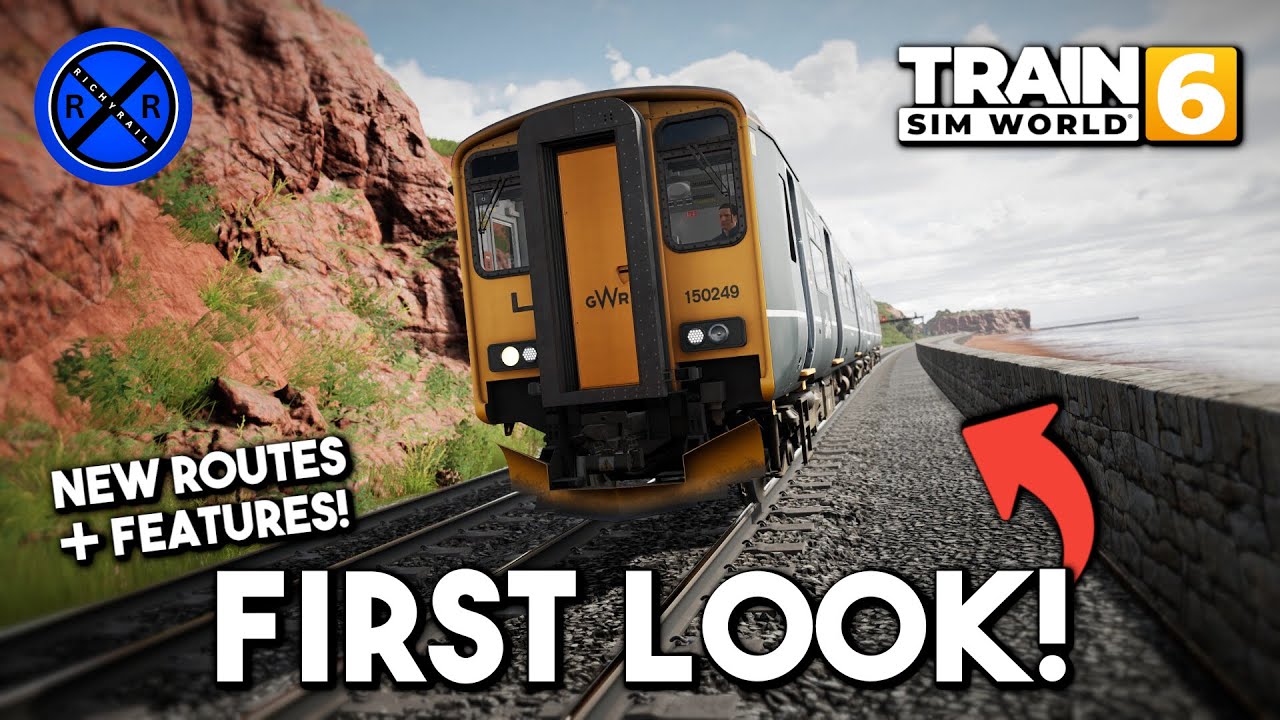 ПЕРВЫЙ ВЗГЛЯД на Train Sim World 6! (НОВЫЕ маршруты и основные функции!)