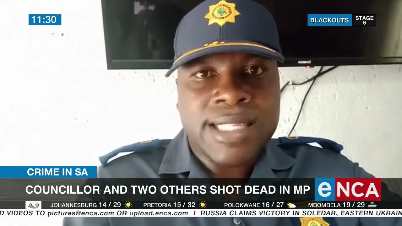 Councillor, two others shot dead in Mpumalanga