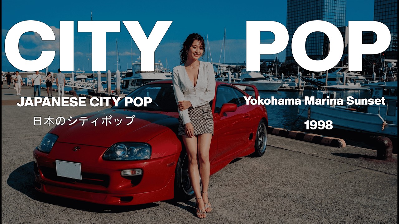 Japanese City Pop 1998 | Yokohama Marina Sunset 🚗🌊 | 日本のシティポップ (Best Japanese City Pop Playlist)
