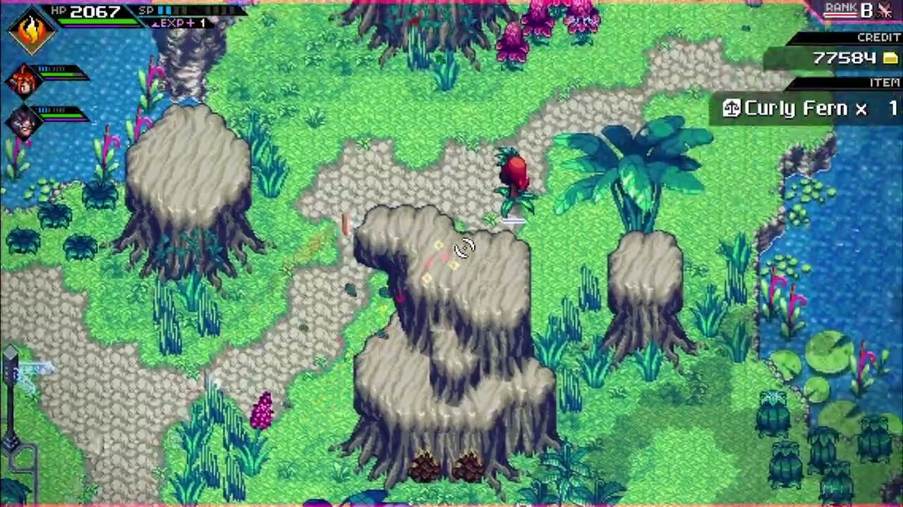 CrossCode Desafio 100% - Vermillion Wasteland/Gaia's Garden (Ano 2)