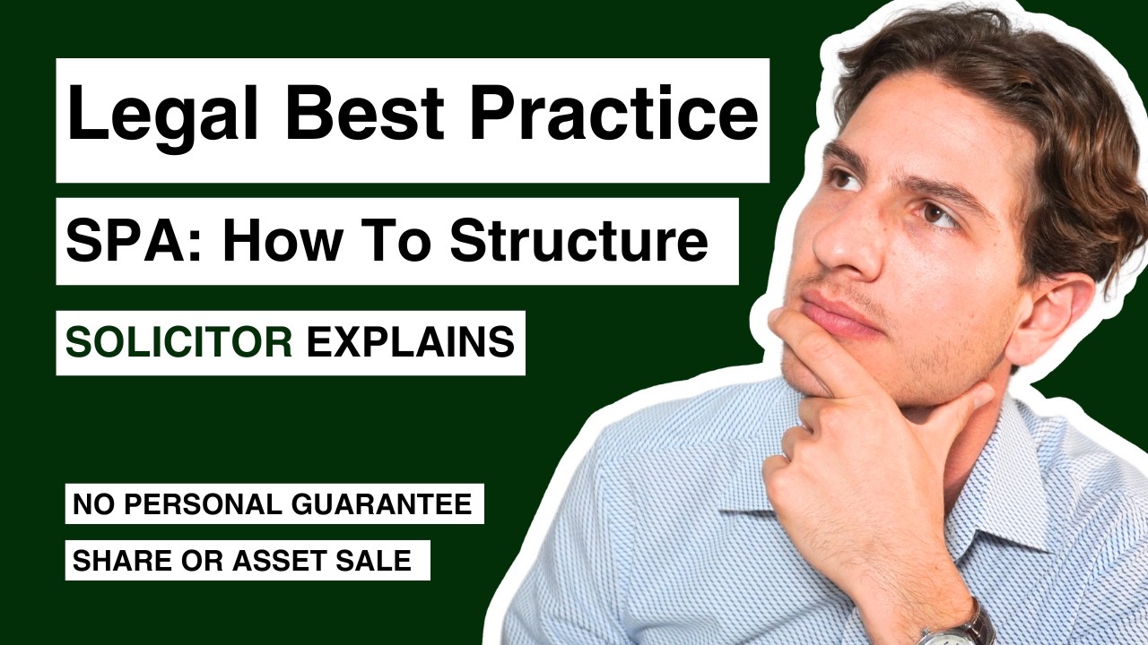 How I Would Structure a Business Purchase Agreement as an M&A Lawyer