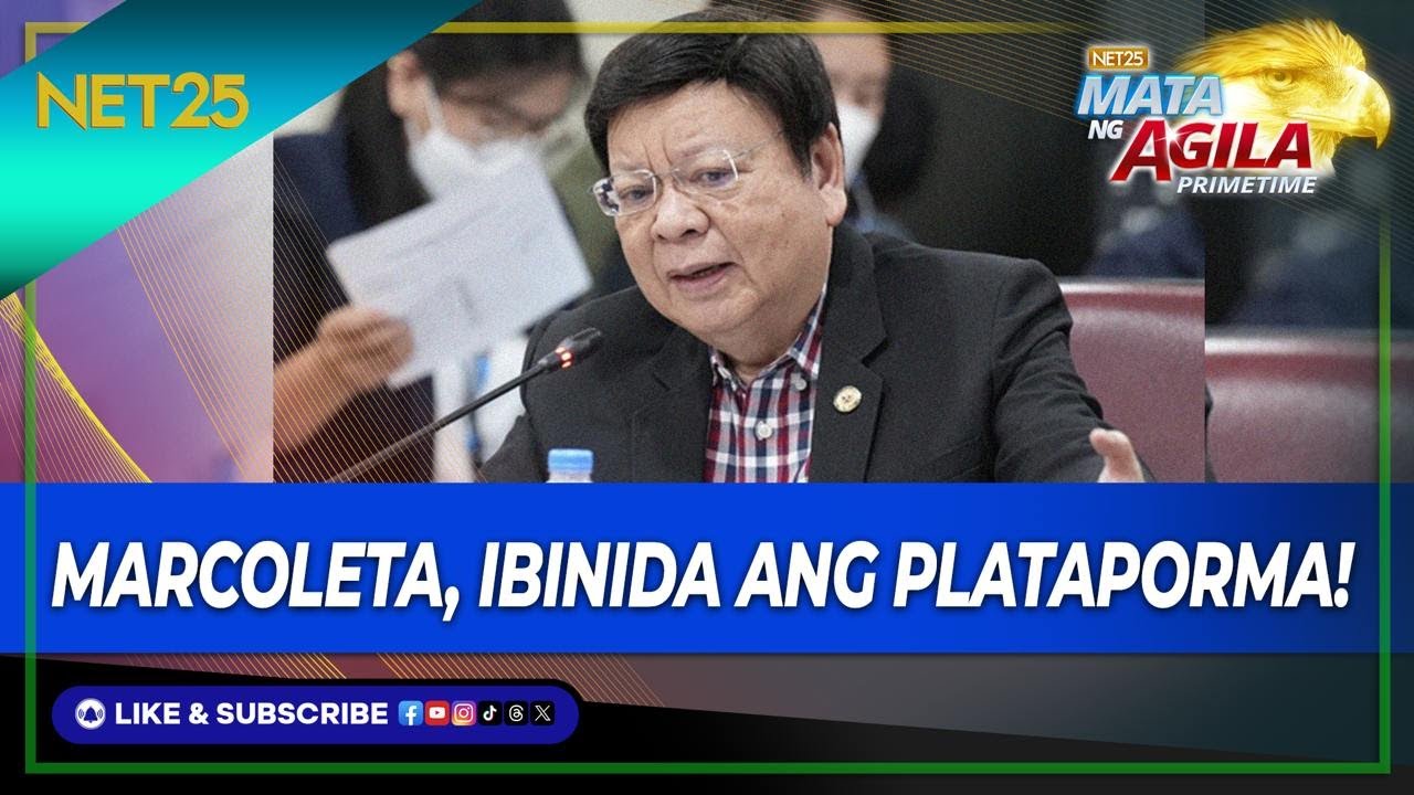 MARCOLETA: IBINIDA ANG PLATAPORMA KONTRA MATAAS NA KURYENTE