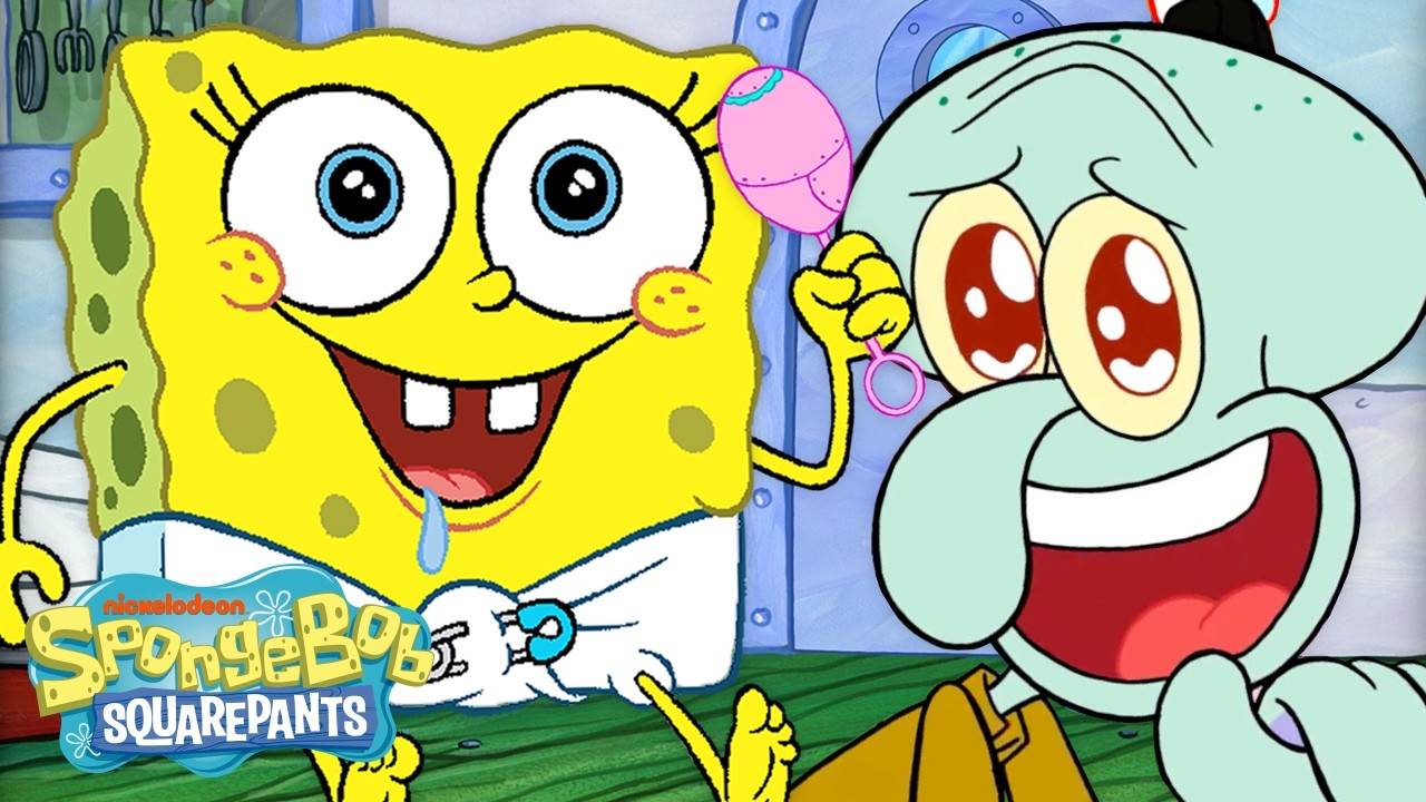 1 Hour of SpongeBob's CUTEST Moments Ever ☺️💛 | SpongeBob